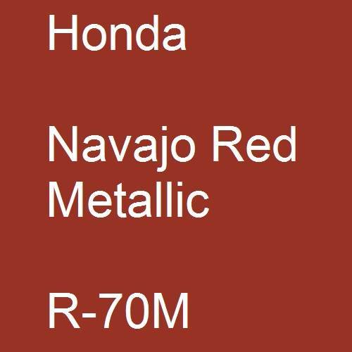 Honda, Navajo Red Metallic, R-70M.